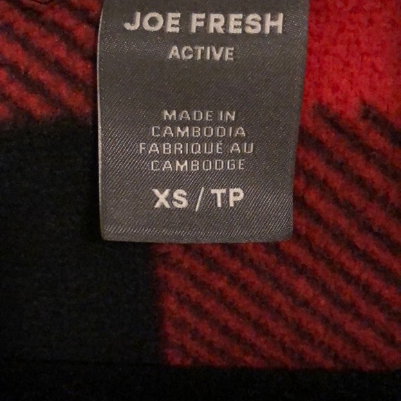 ♥️ Plaid fleece jacket ♥️ XS - Picture 3 of 3